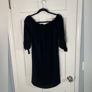 Vince Camuto Navy Long Sleeve Dress